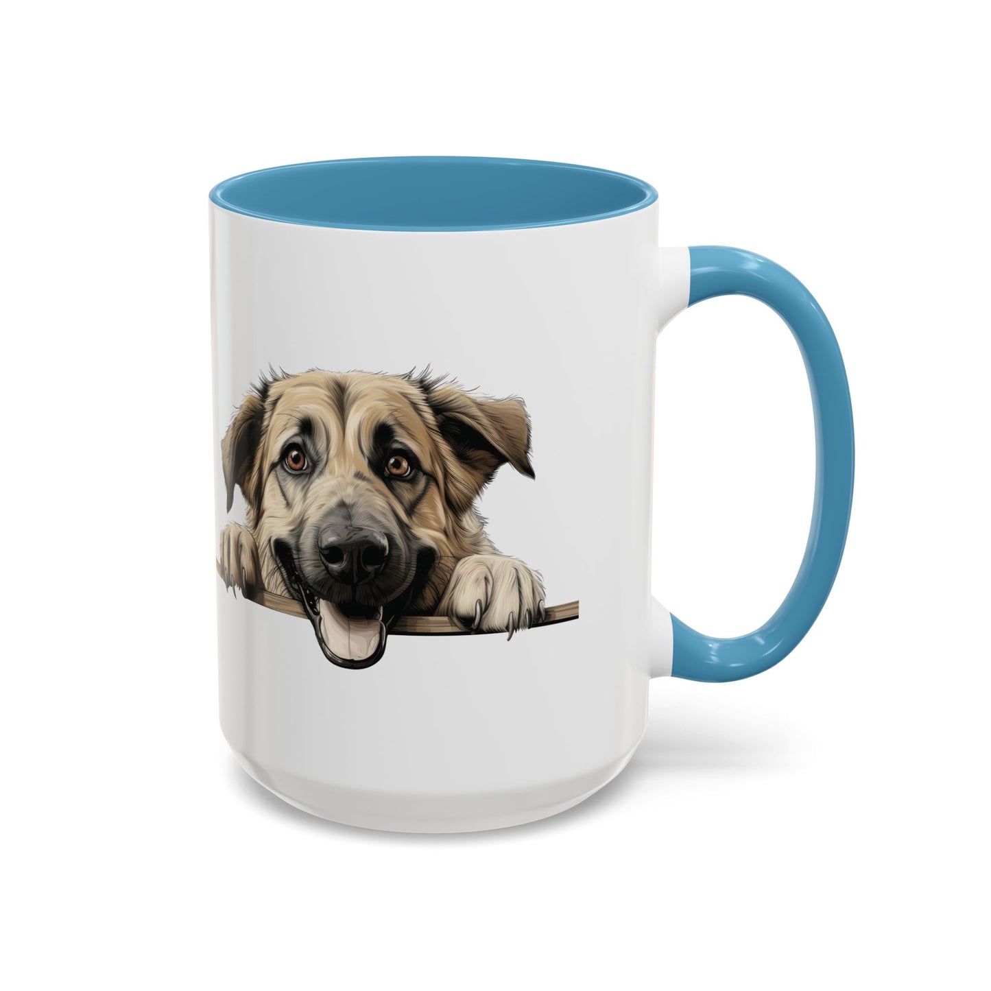 Anatolian Shepherd Dog Coffee Mug — Cute Pawing Puppy Accent Mug (11/15 oz)