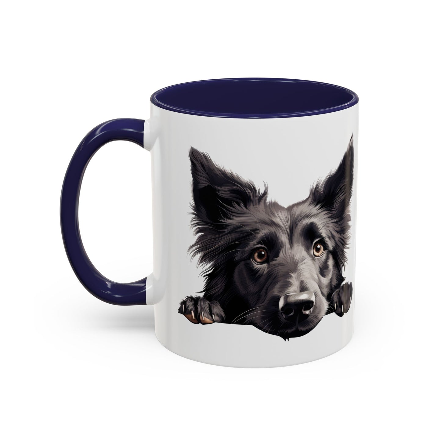 Belgian Sheepdog Coffee Mug — Cute Dog Lover Accent Mug (11/15oz)