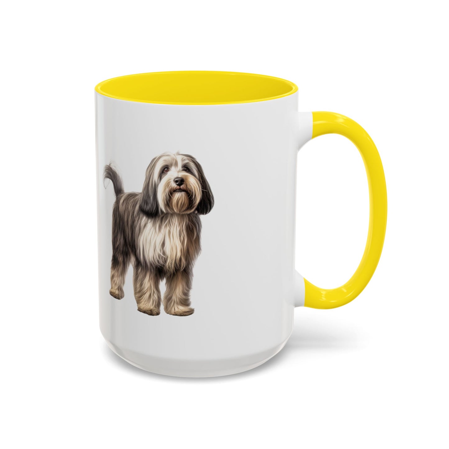 Tibetan Terrier Dog Accent Coffee Mug – Cute Small Dog Gift (11/15oz)