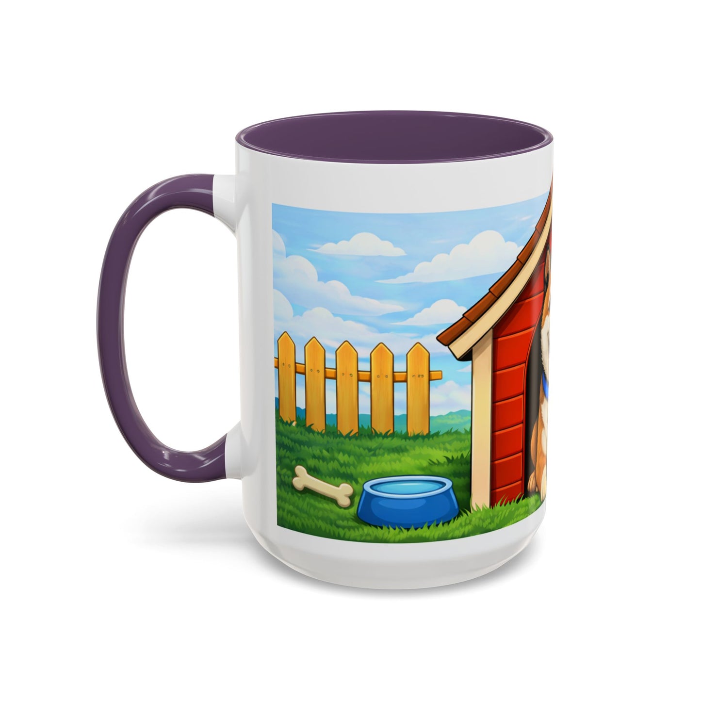 Akita  Red Dog House Accent Coffee Mug (11/15oz)