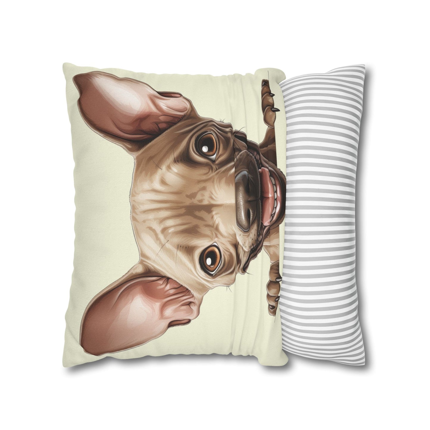 American Hairless Terrier Throw Pillowcase — Decorative Dog Pillow Cover