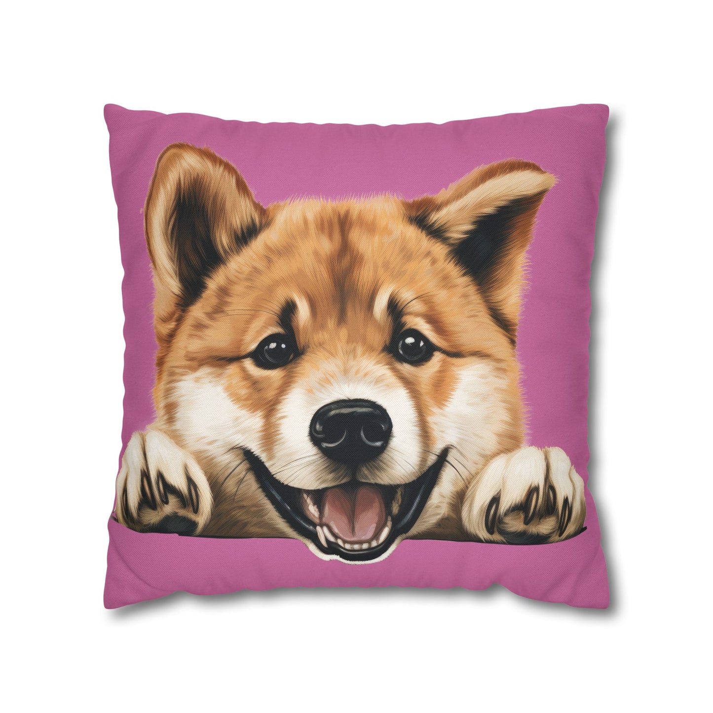 Akita Decorative Pillow Cover — Cute Dog Throw Pillowcase
