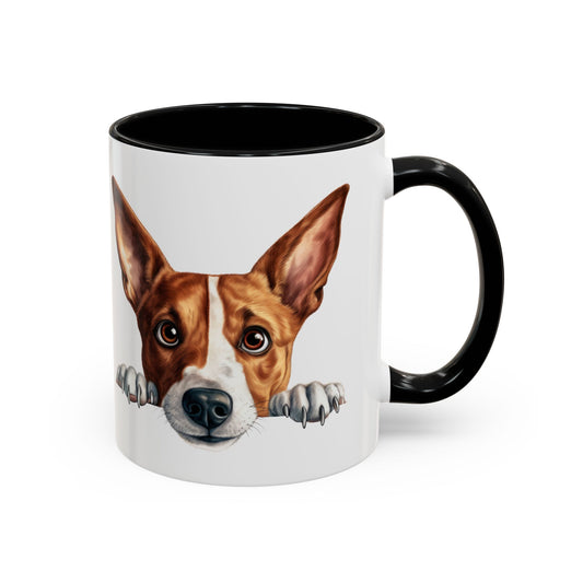 Basenji Coffee Mug — Cute Dog Lover Accent Mug (11/15 oz)
