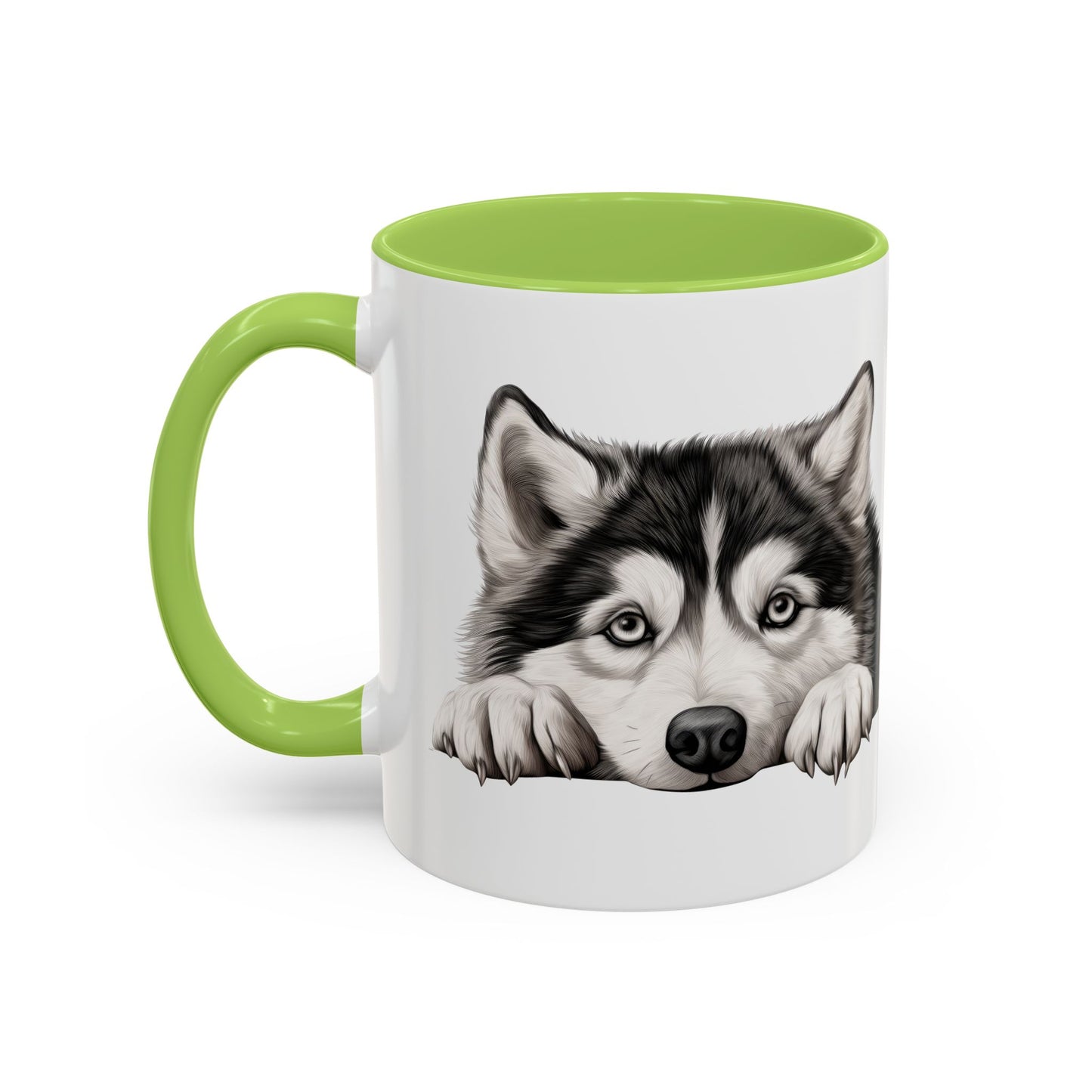 Alaskan Malamute Coffee Mug — Cute Siberian Husky Accent Mug (11/15 oz)