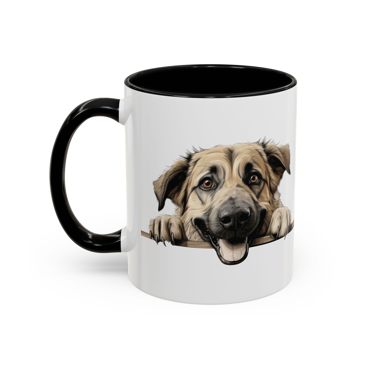 Anatolian Shepherd Dog Coffee Mug — Cute Pawing Puppy Accent Mug (11/15 oz)