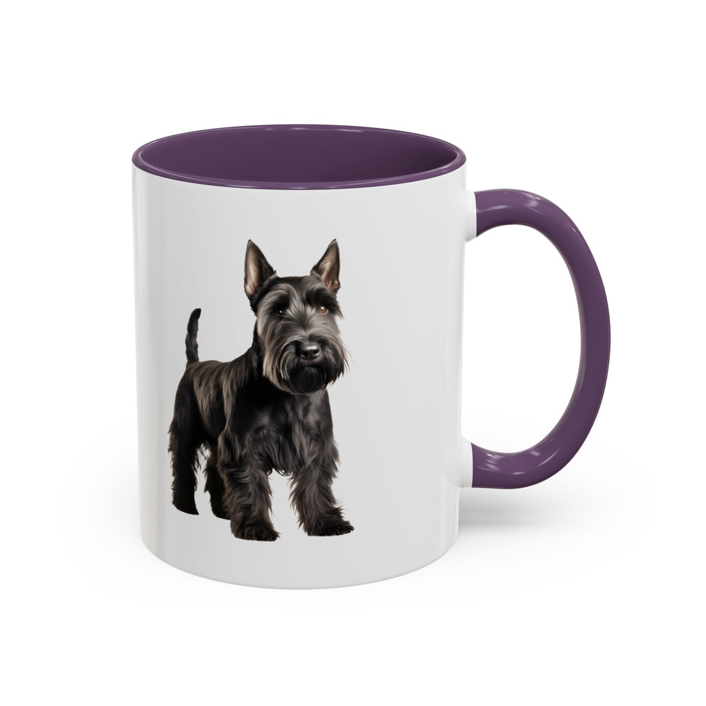 Scottish Terrier Coffee Mug — Black Scottie Accent Mug (11/15 oz)