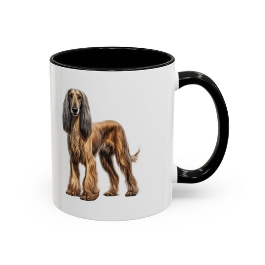 Afghan Hound Coffee Mug — Elegant Dog Breed Accent Mug (11/15oz)