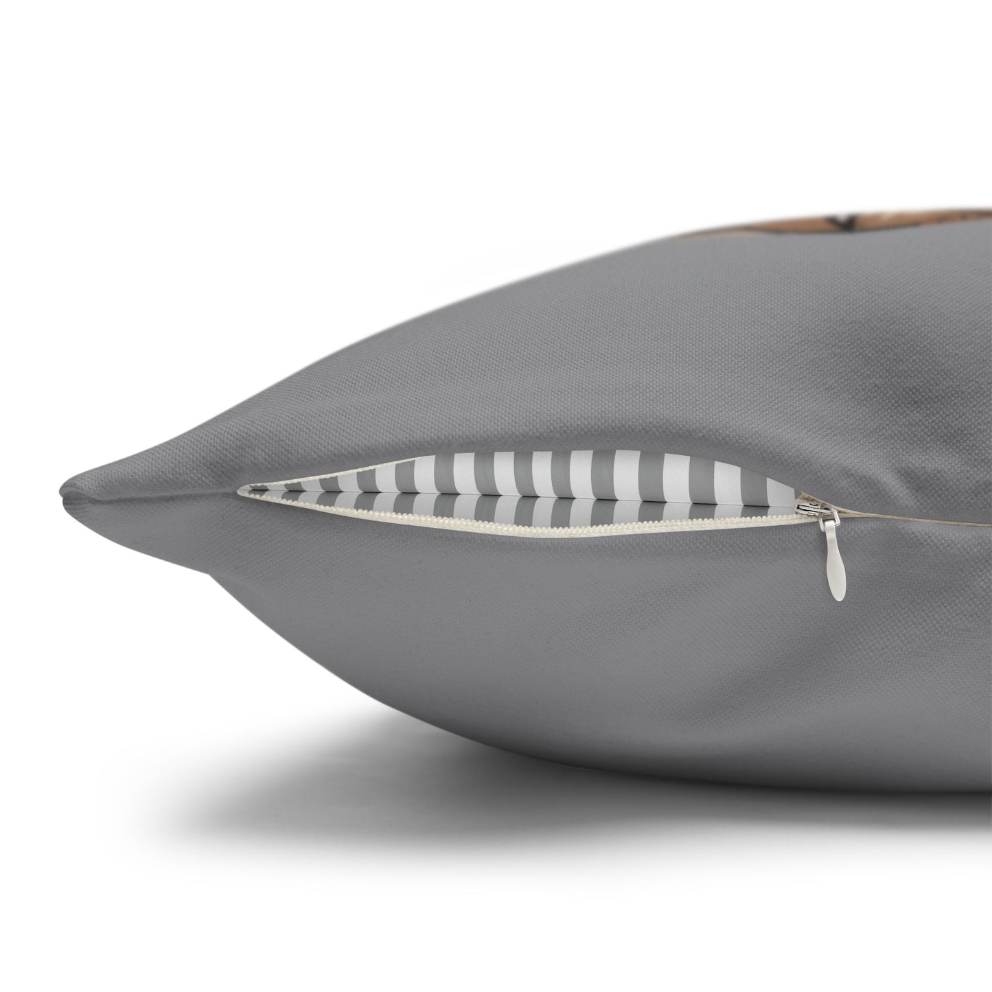 Bernese Mountain Dog Throw Pillowcase — Cute Paw Print Pet Pillow Cover