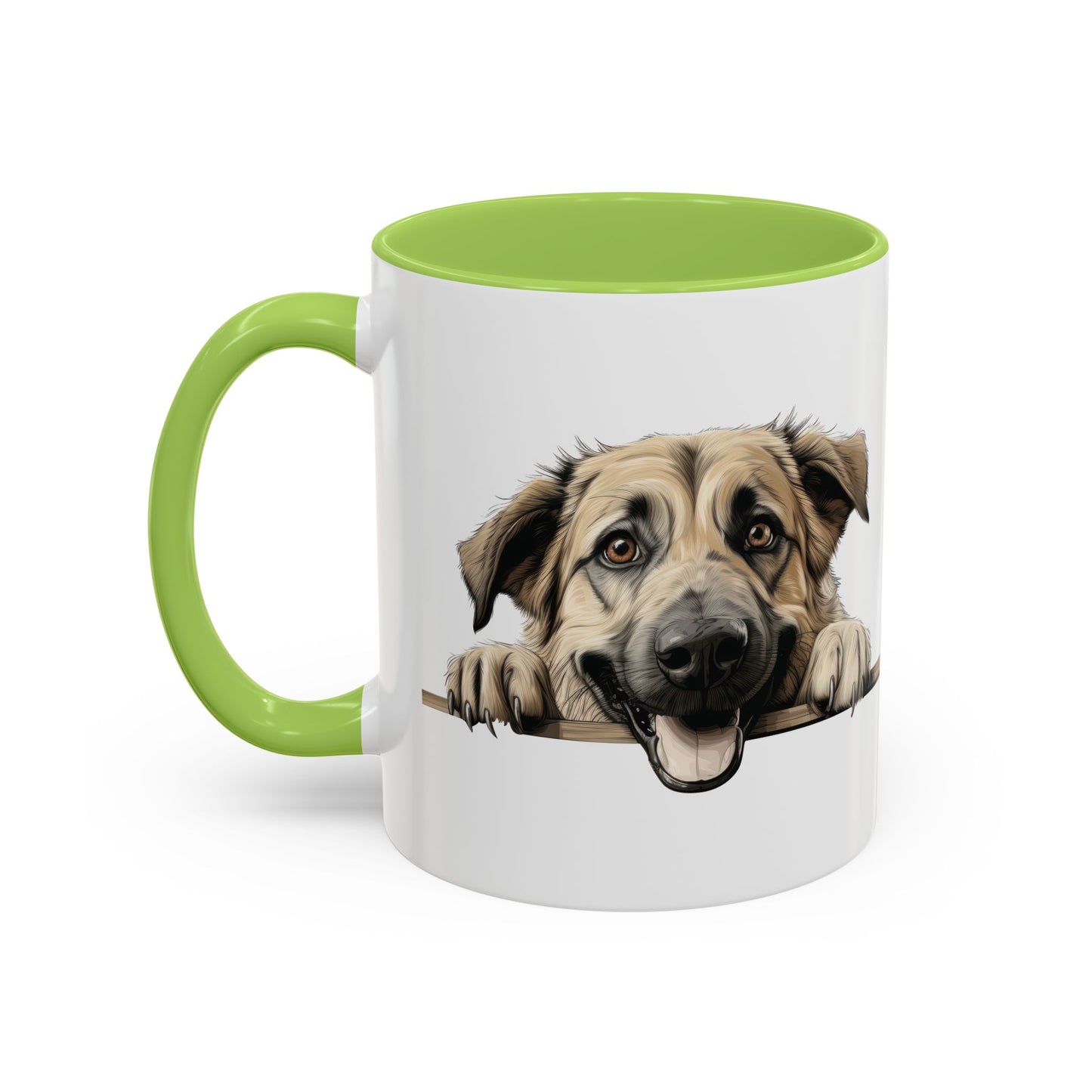 Anatolian Shepherd Dog Coffee Mug — Cute Pawing Puppy Accent Mug (11/15 oz)
