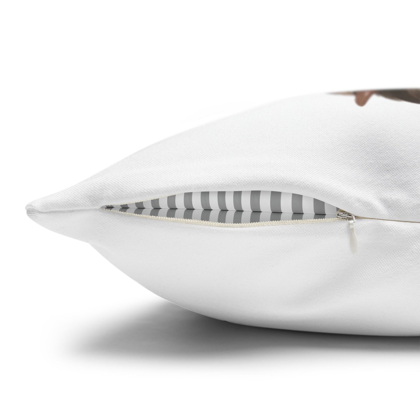 Brittany Throw Pillowcase — Adorable Brown Dog Decorative Pillow Cover