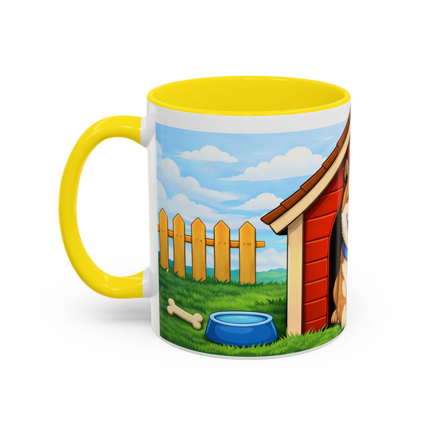 Akita  Red Dog House Accent Coffee Mug (11/15oz)