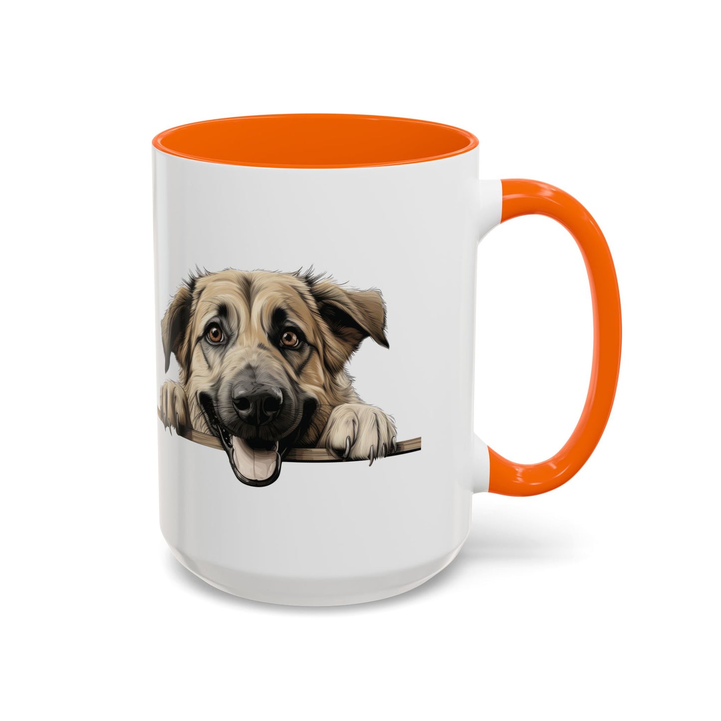 Anatolian Shepherd Dog Coffee Mug — Cute Pawing Puppy Accent Mug (11/15 oz)