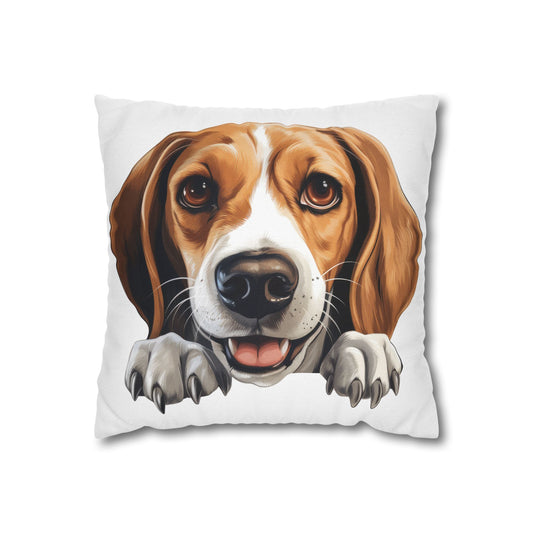 American Foxhound Decorative Pillowcase — Cute Dog Throw Pillow Cover