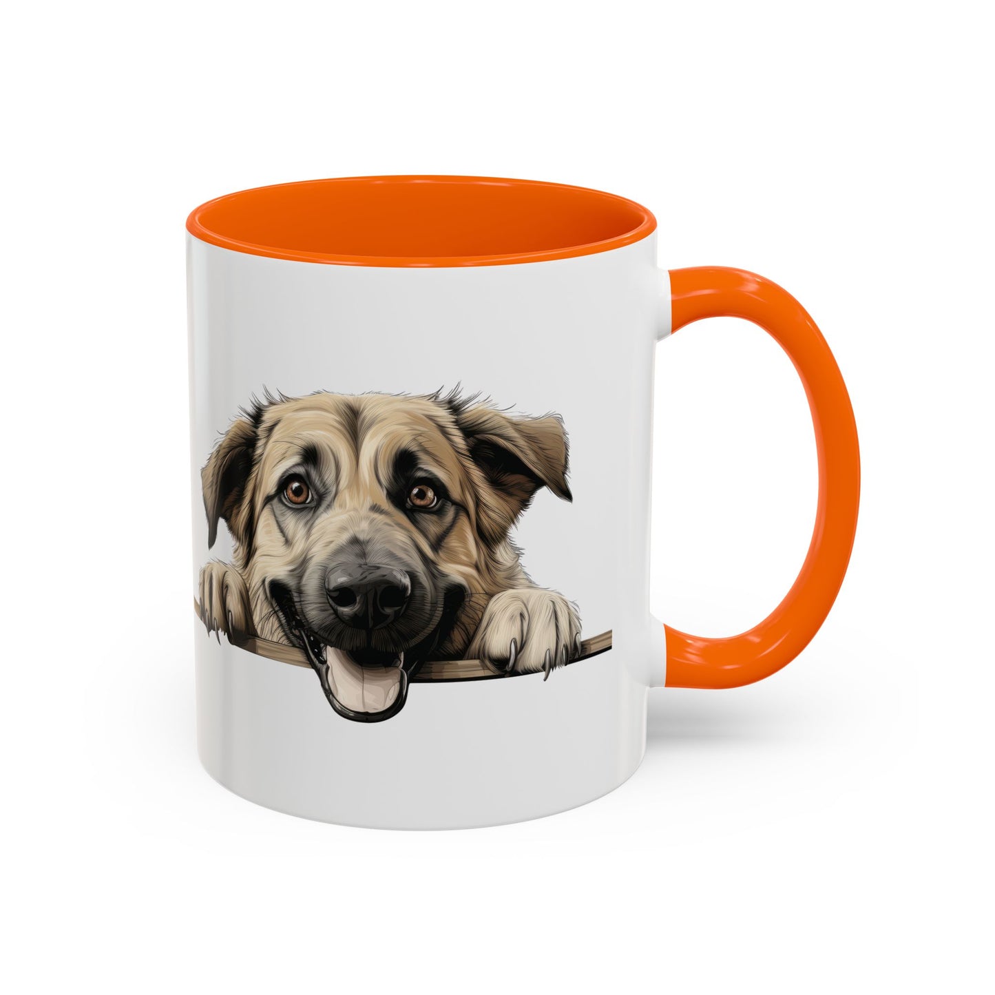 Anatolian Shepherd Dog Coffee Mug — Cute Pawing Puppy Accent Mug (11/15 oz)