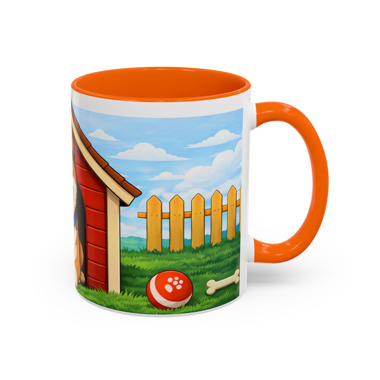Akita  Red Dog House Accent Coffee Mug (11/15oz)