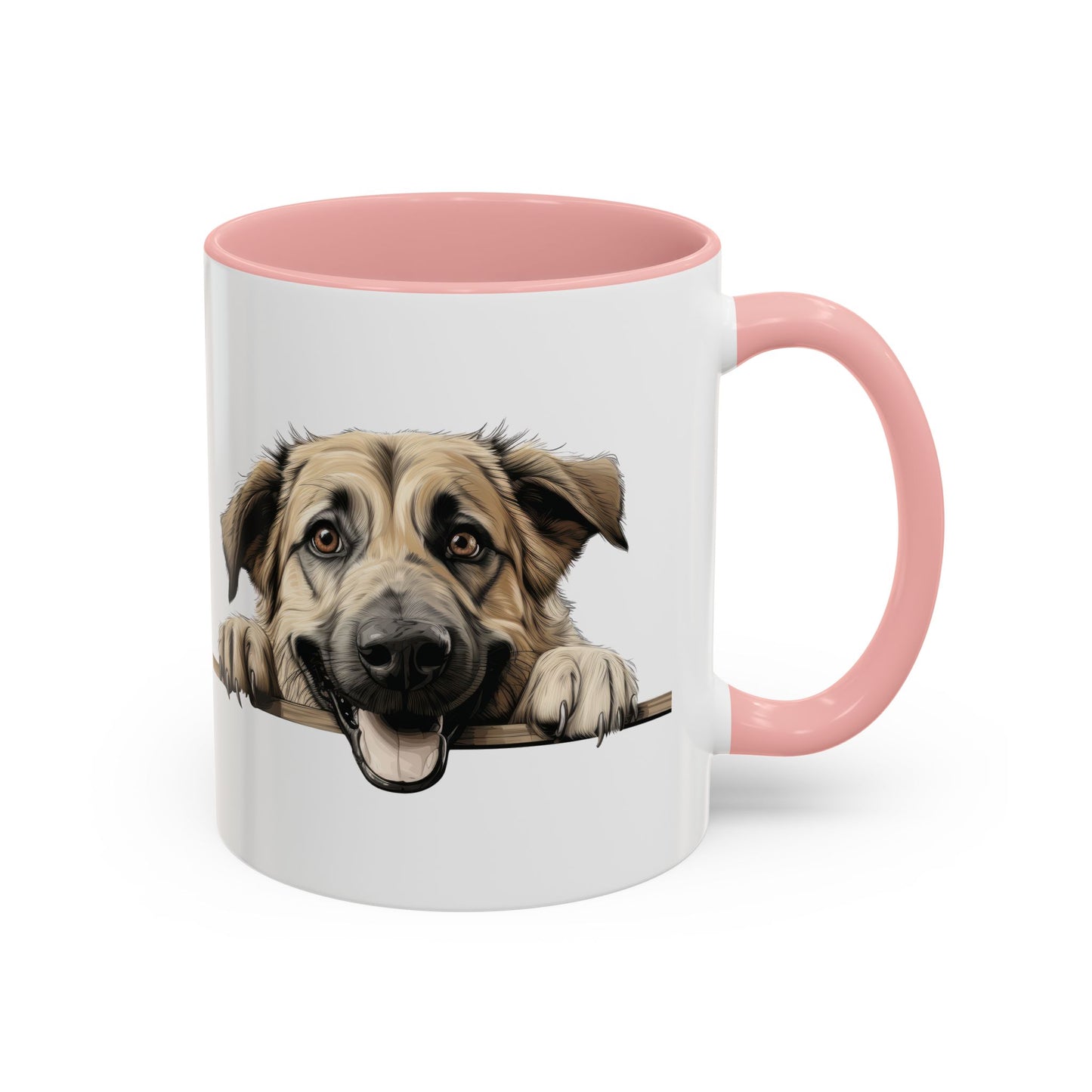 Anatolian Shepherd Dog Coffee Mug — Cute Pawing Puppy Accent Mug (11/15 oz)