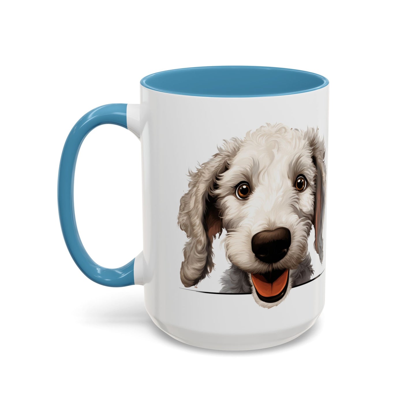 Bedlington Terrier Coffee Mug — Happy Dog Accent 11/15oz