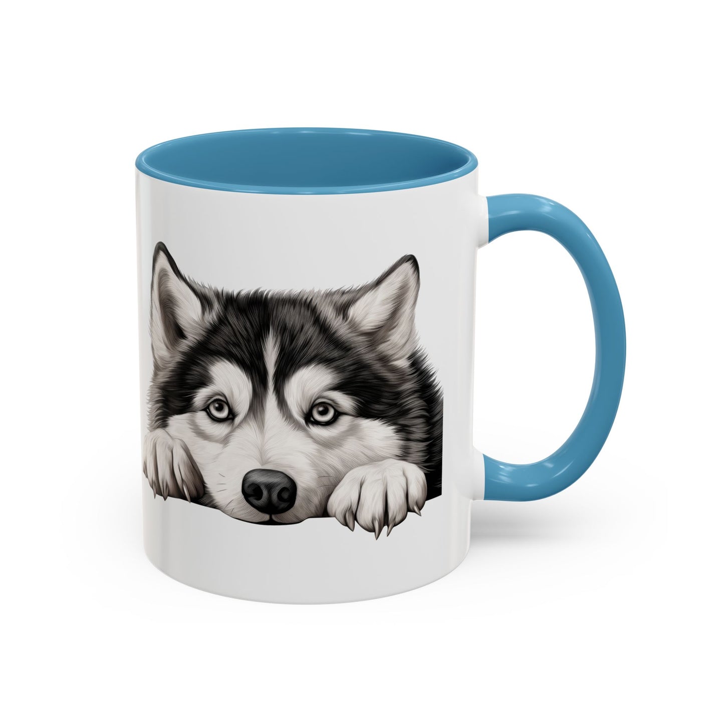 Alaskan Malamute Coffee Mug — Cute Siberian Husky Accent Mug (11/15 oz)