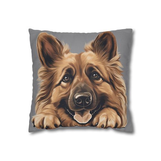 Belgian Tervuren Pillowcase – Cute Dog Face Decorative Throw Pillow Cover for Pet Lovers