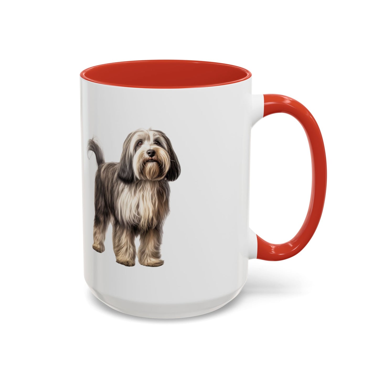 Tibetan Terrier Dog Accent Coffee Mug – Cute Small Dog Gift (11/15oz)