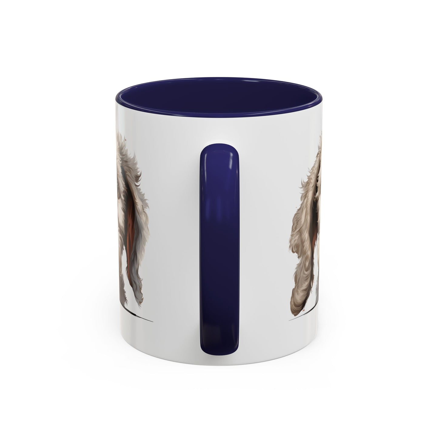 Bedlington Terrier Coffee Mug — Happy Dog Accent 11/15oz