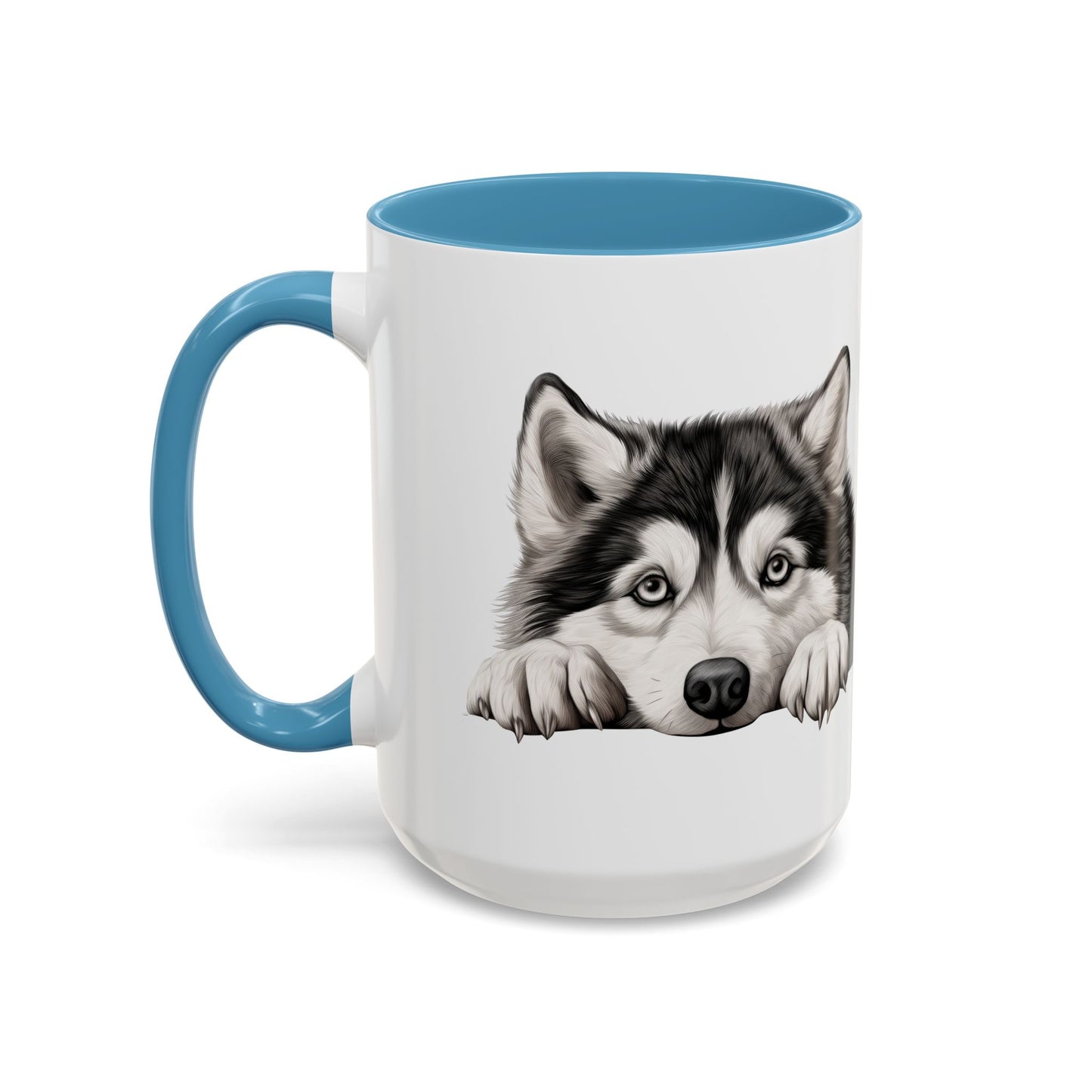 Alaskan Malamute Coffee Mug — Cute Siberian Husky Accent Mug (11/15 oz)