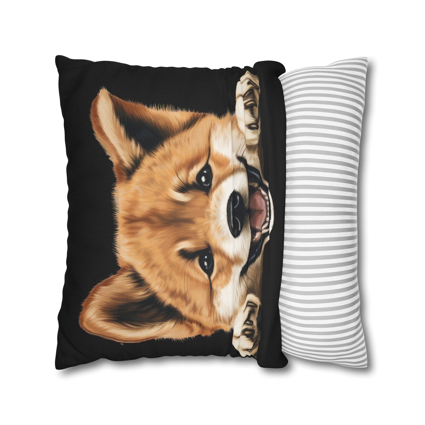 Akita Decorative Pillow Cover — Cute Dog Throw Pillowcase
