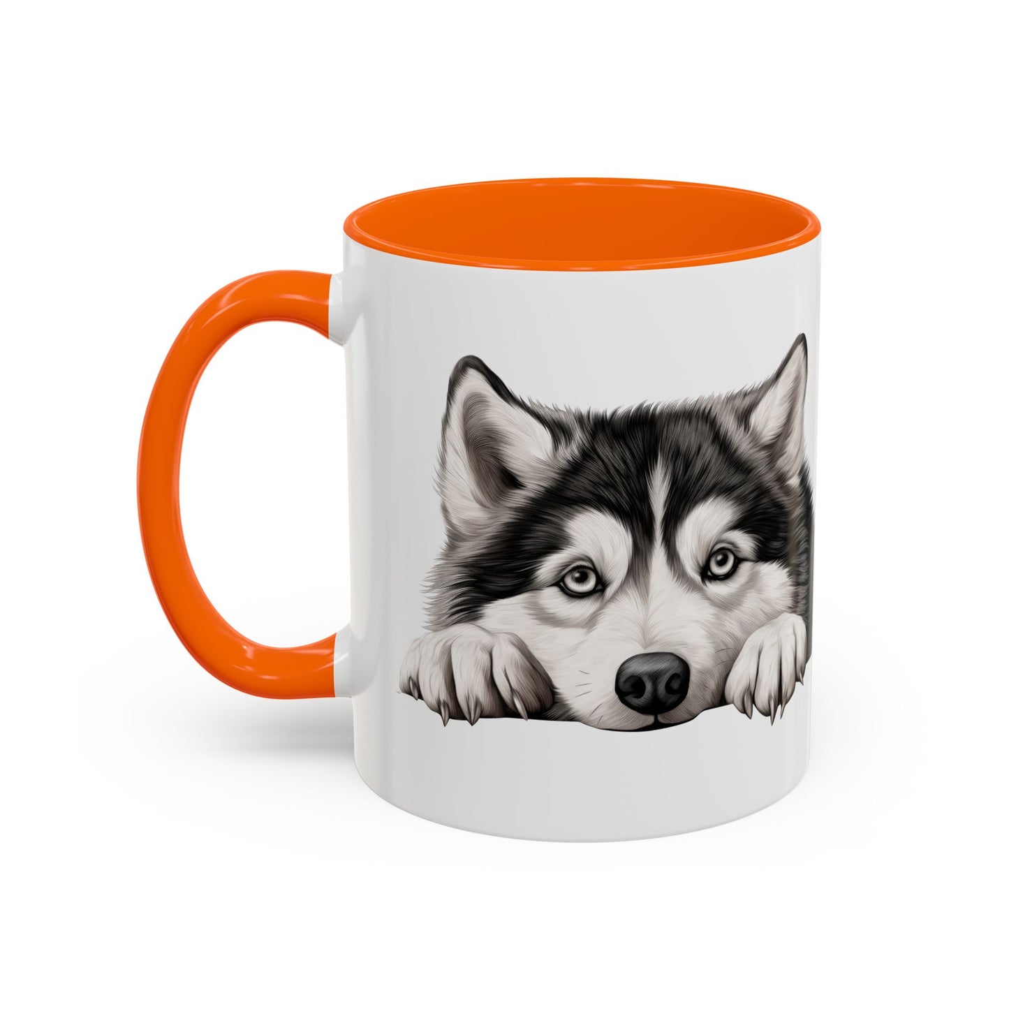 Alaskan Malamute Coffee Mug — Cute Siberian Husky Accent Mug (11/15 oz)