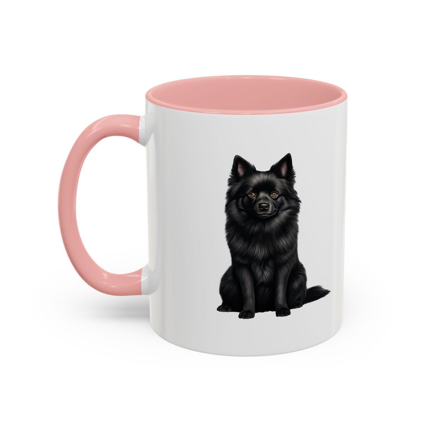 Schipperke Accent Coffee Mug — Black Schipperke Dog Design (11/15oz)
