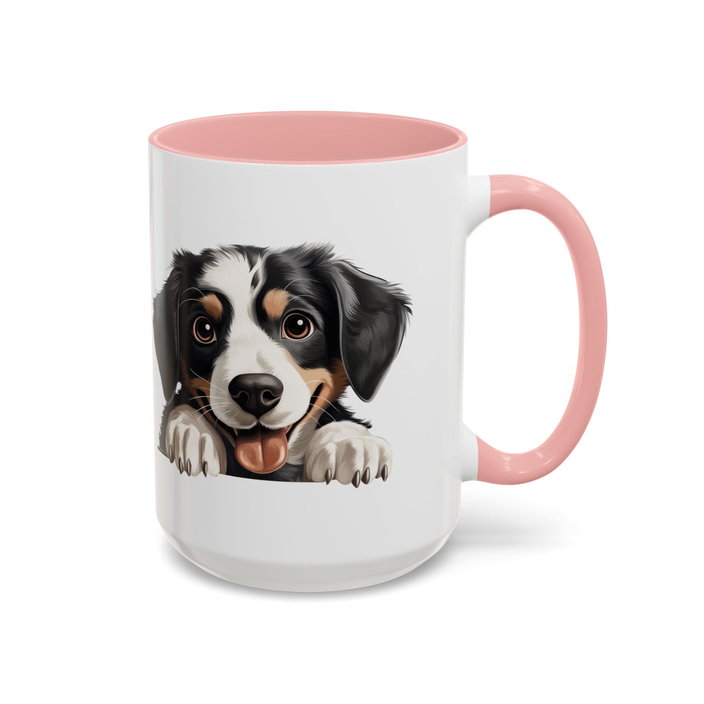 Appenzeller Sennenhund Dog Peek Coffee Mug — Cute Puppy Ceramic Accent Mug (11/15oz)