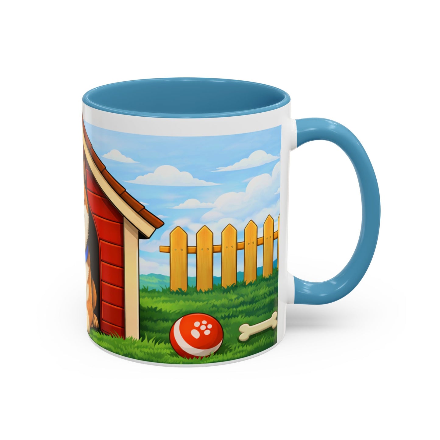 Akita  Red Dog House Accent Coffee Mug (11/15oz)