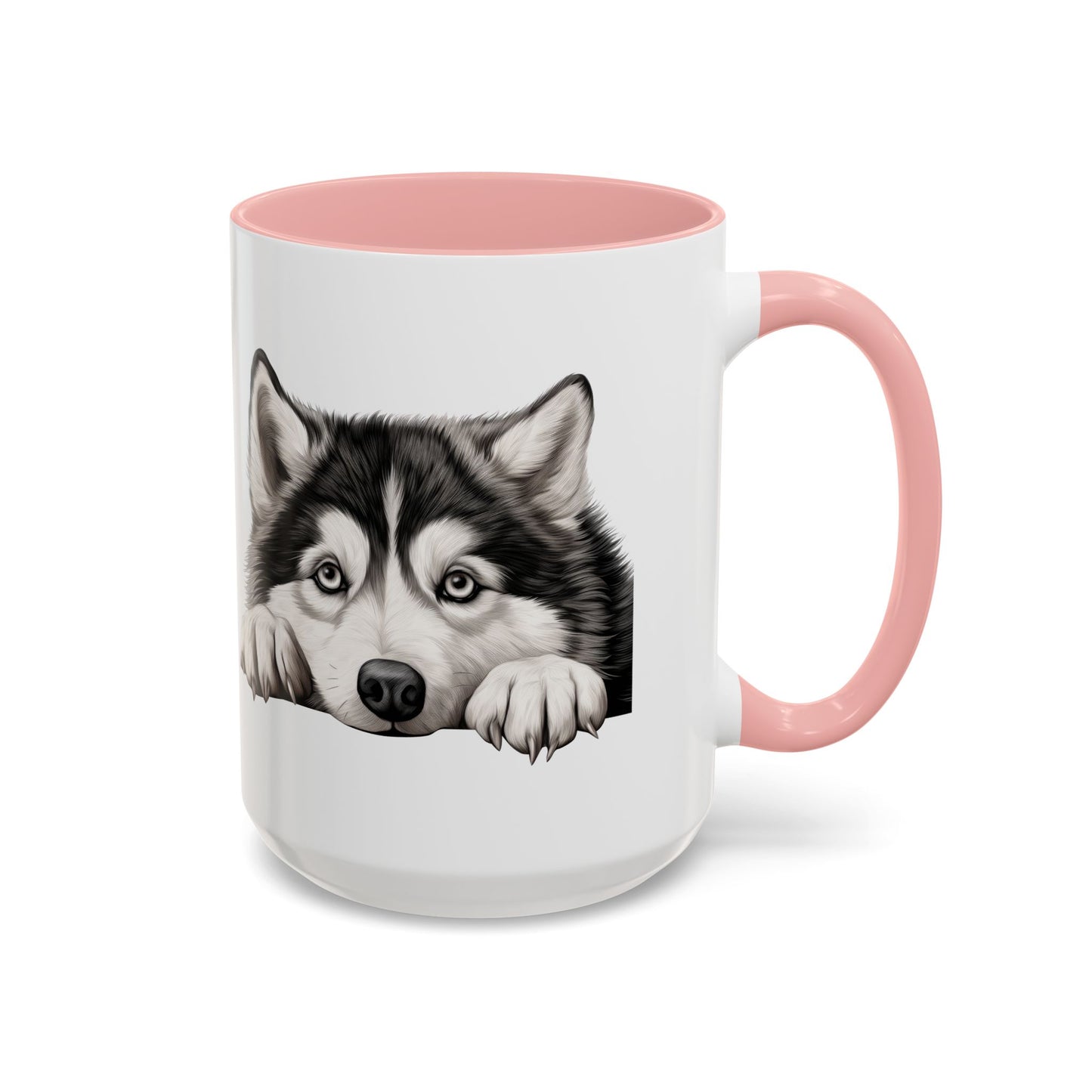 Alaskan Malamute Coffee Mug — Cute Siberian Husky Accent Mug (11/15 oz)