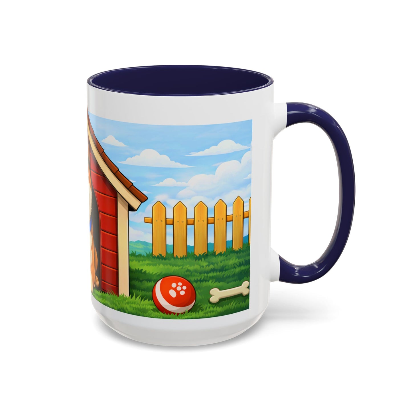 Akita  Red Dog House Accent Coffee Mug (11/15oz)
