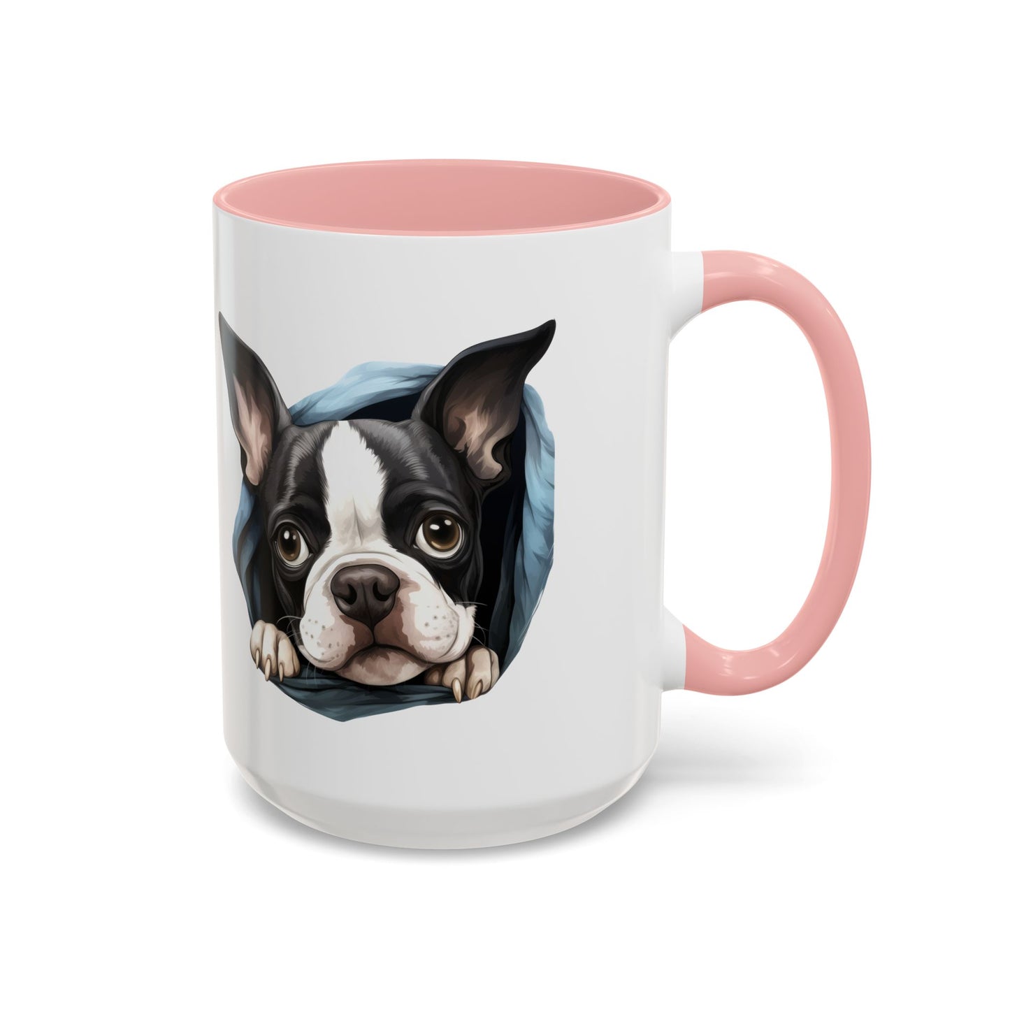 Boston Terrier Coffee Mug — Cute Dog Lover Accent Mug (11/15oz)
