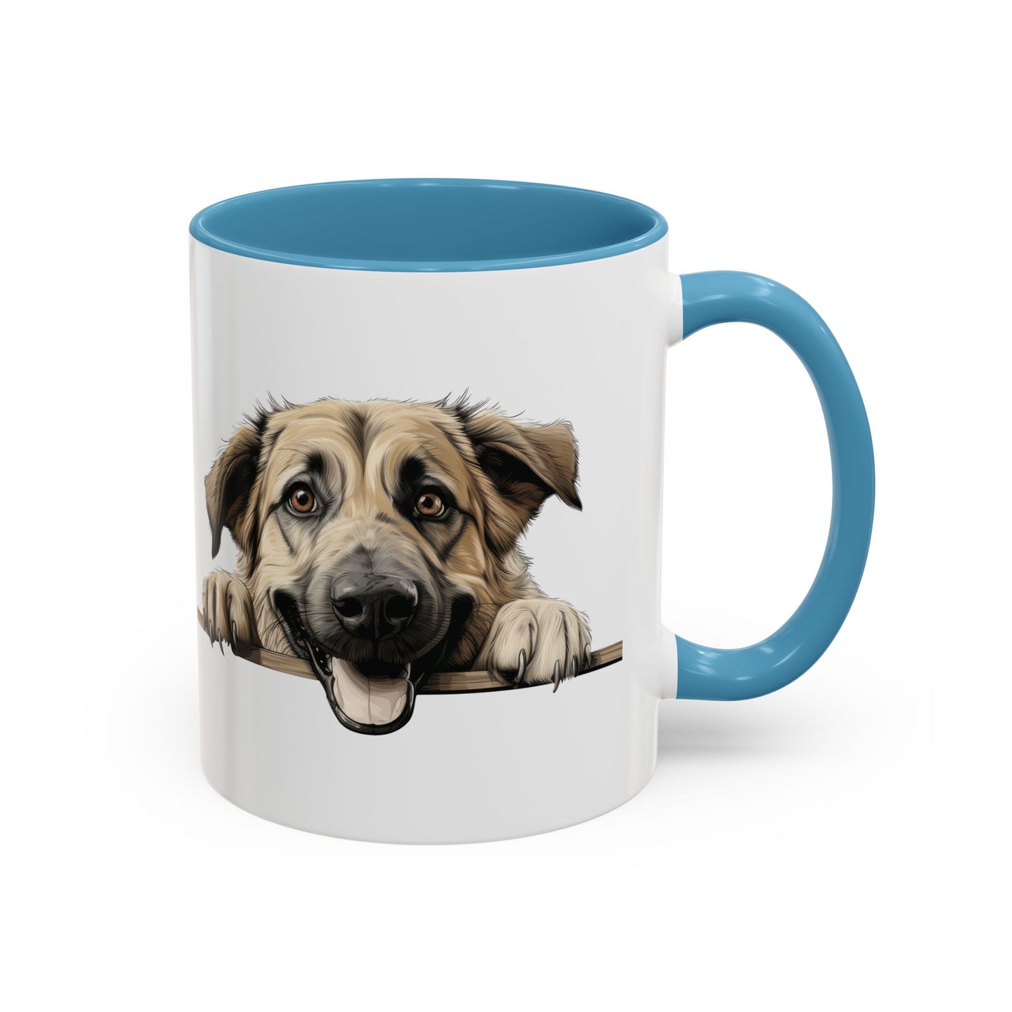 Anatolian Shepherd Dog Coffee Mug — Cute Pawing Puppy Accent Mug (11/15 oz)