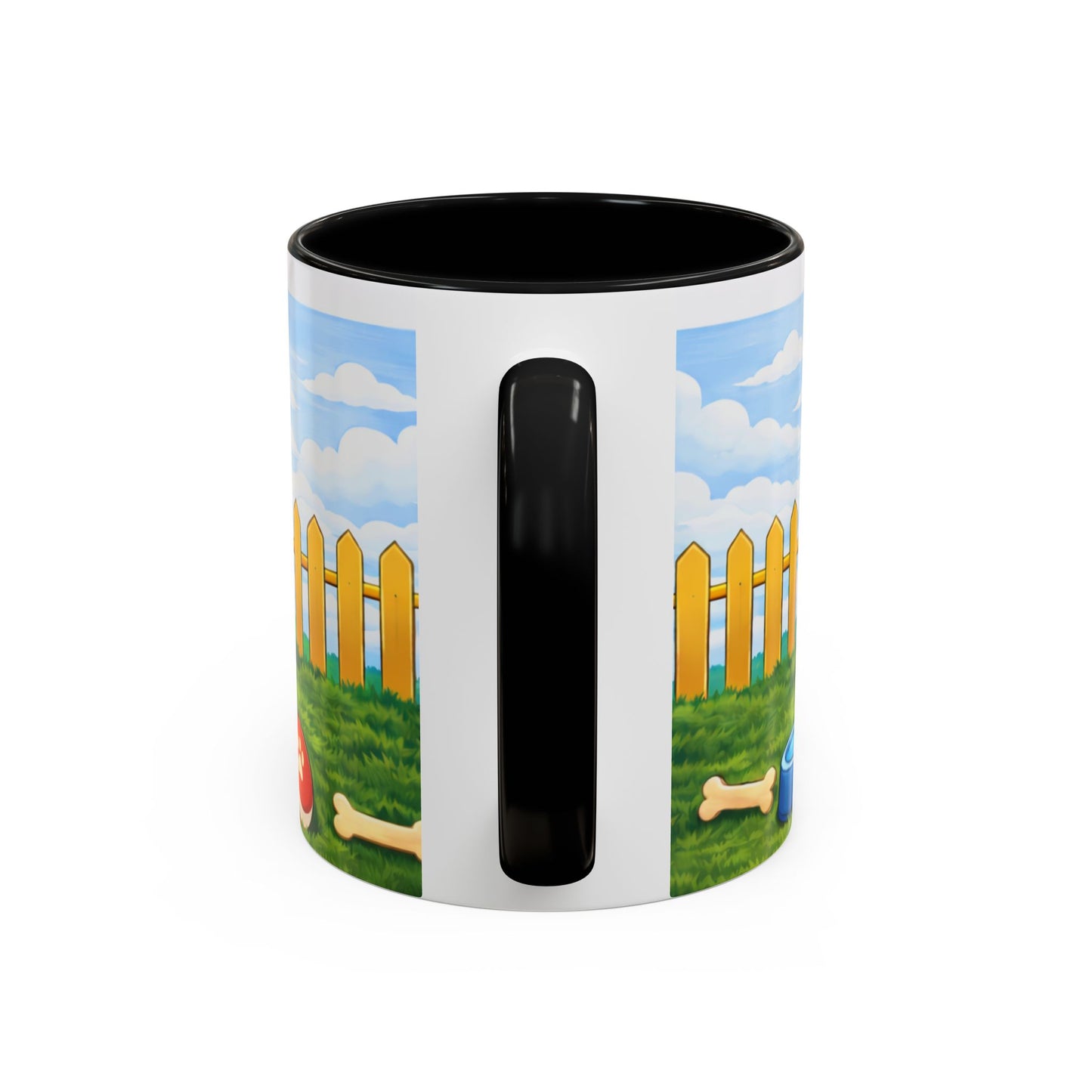 Borzoi – Red Doghouse Design Accent Mug (11/15oz)