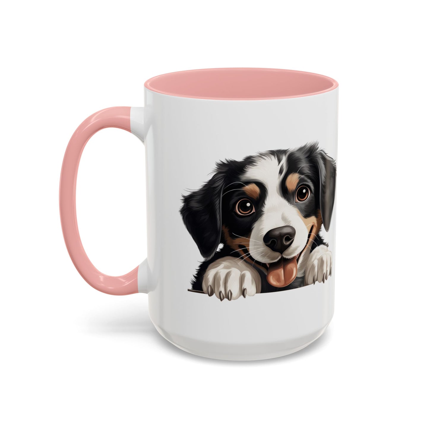 Appenzeller Sennenhund Dog Peek Coffee Mug — Cute Puppy Ceramic Accent Mug (11/15oz)
