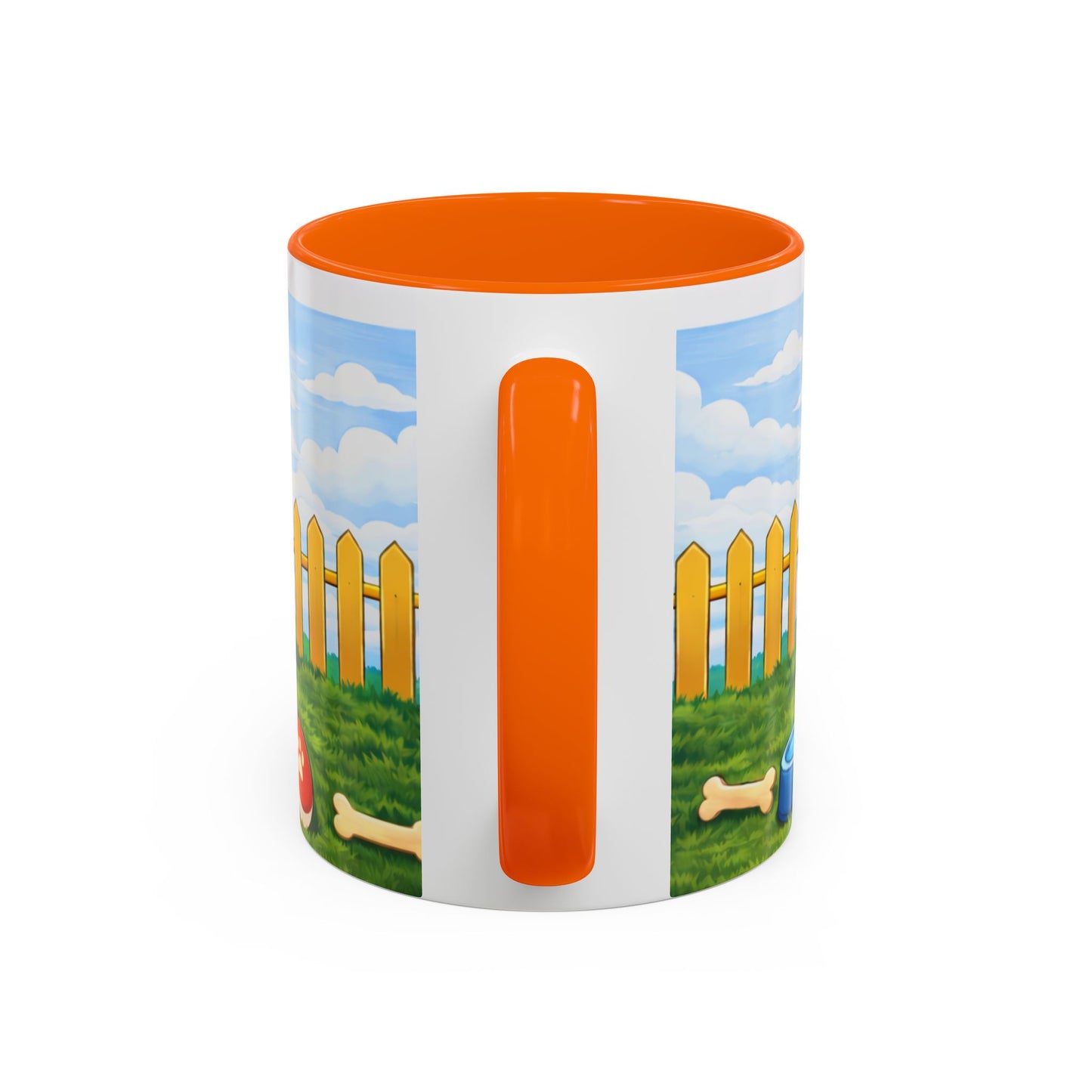 Borzoi – Red Doghouse Design Accent Mug (11/15oz)