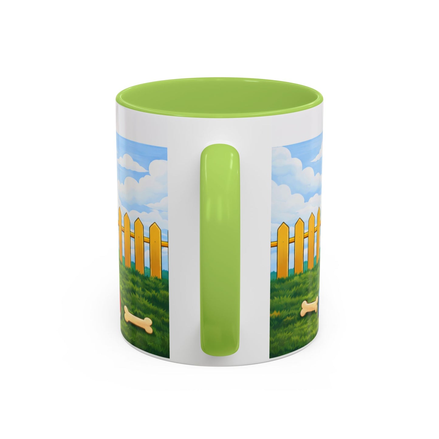 Border Terrier — Red Doghouse Accent Mug (11/15oz)