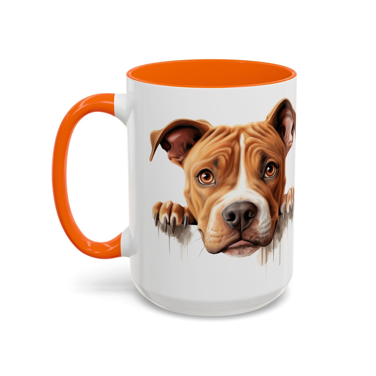 American Pit Bull Terrier -Accent Coffee Mug —  (11/15oz)