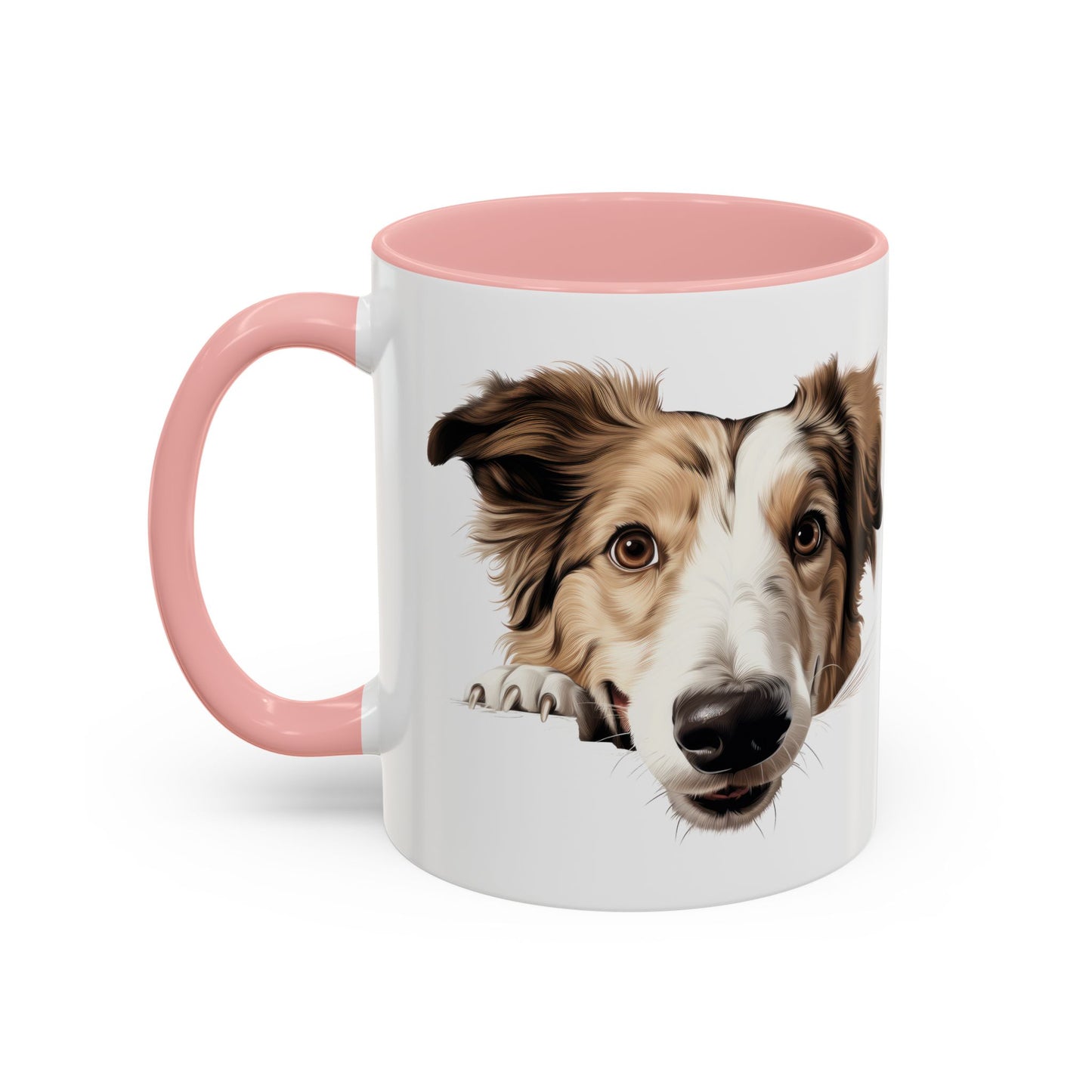 Borzoi Dog Coffee Mug — Cute Australian Shepherd Accent Mug (11/15oz)
