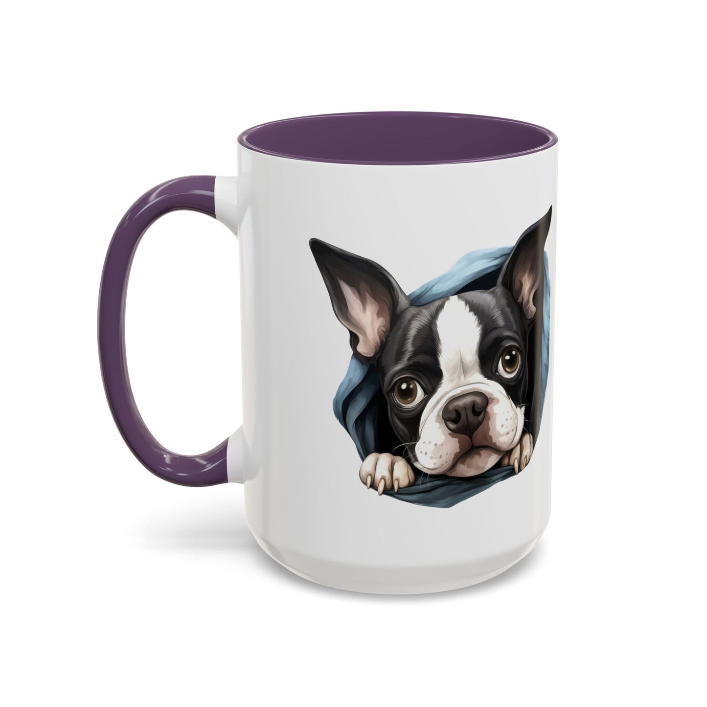Boston Terrier Coffee Mug — Cute Dog Lover Accent Mug (11/15oz)