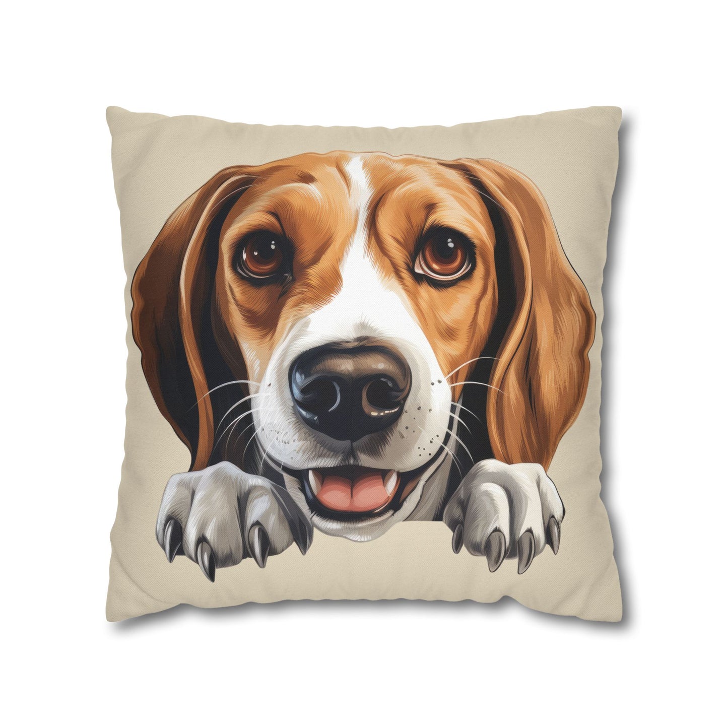 American Foxhound Decorative Pillowcase — Cute Dog Throw Pillow Cover
