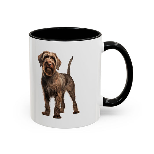Wirehaired Pointing Griffon Accent Coffee Mug – Dog Lover Gift (11/15 oz)