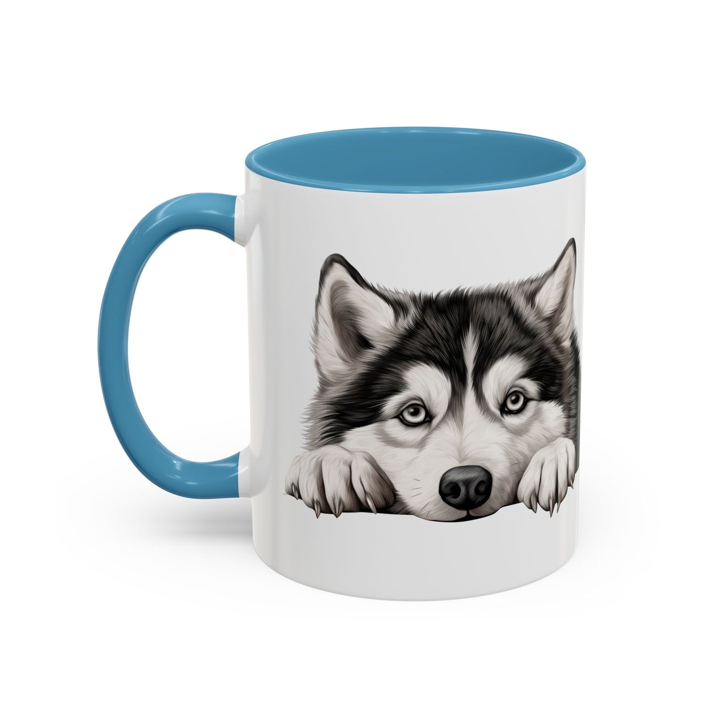 Alaskan Malamute Coffee Mug — Cute Siberian Husky Accent Mug (11/15 oz)