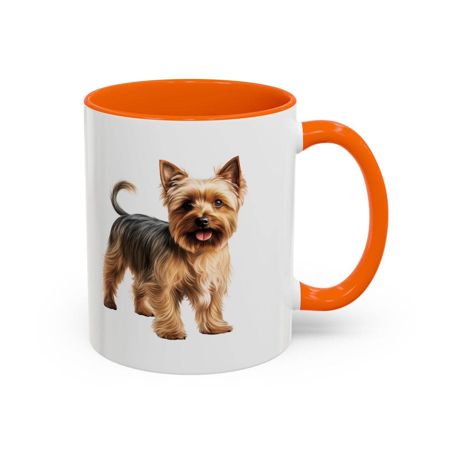 Silky Terrier Coffee Mug — Cute Yorkie Accent Ceramic Mug (11/15 oz)