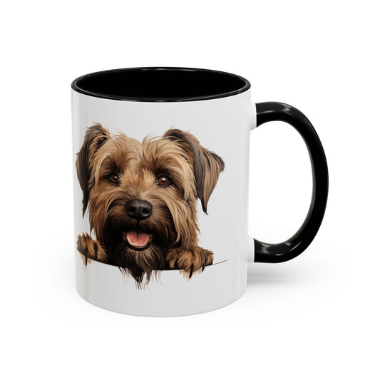 Briard Accent Coffee Mug — Cute Dog Lover Gift (11/15oz)