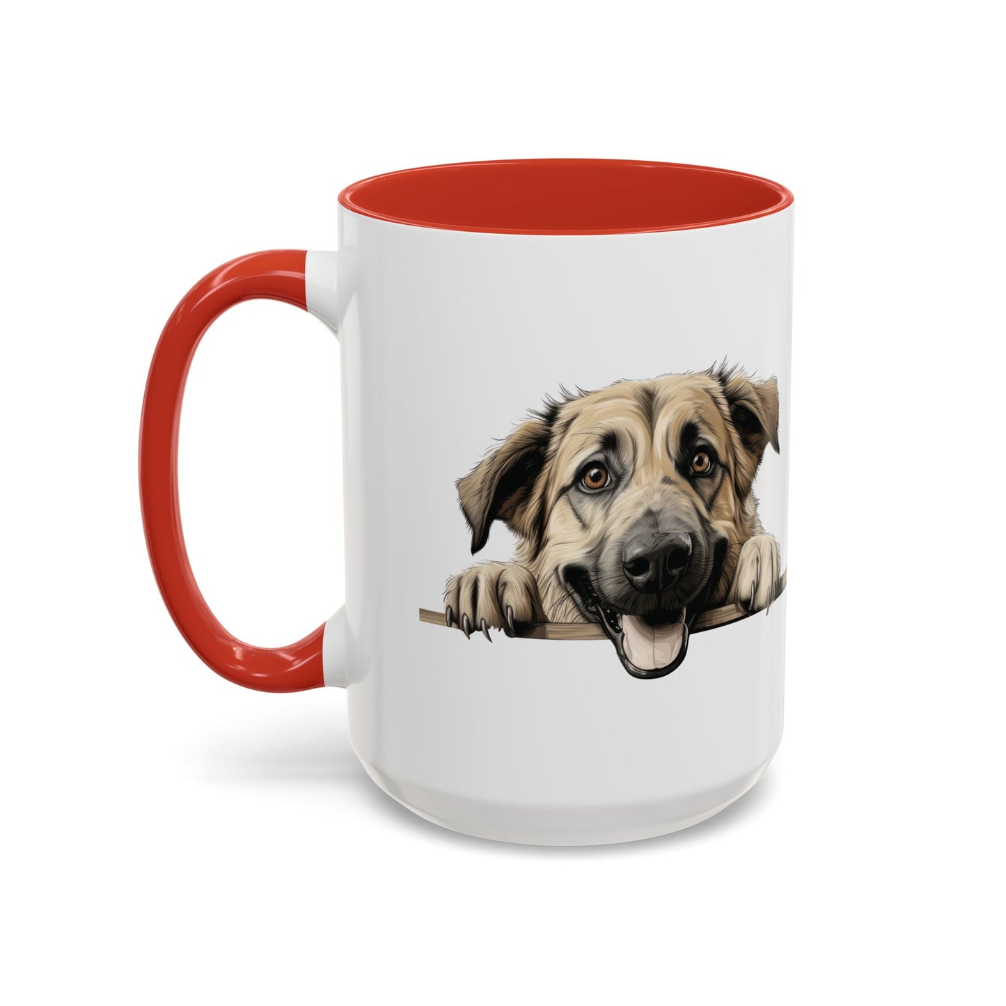 Anatolian Shepherd Dog Coffee Mug — Cute Pawing Puppy Accent Mug (11/15 oz)