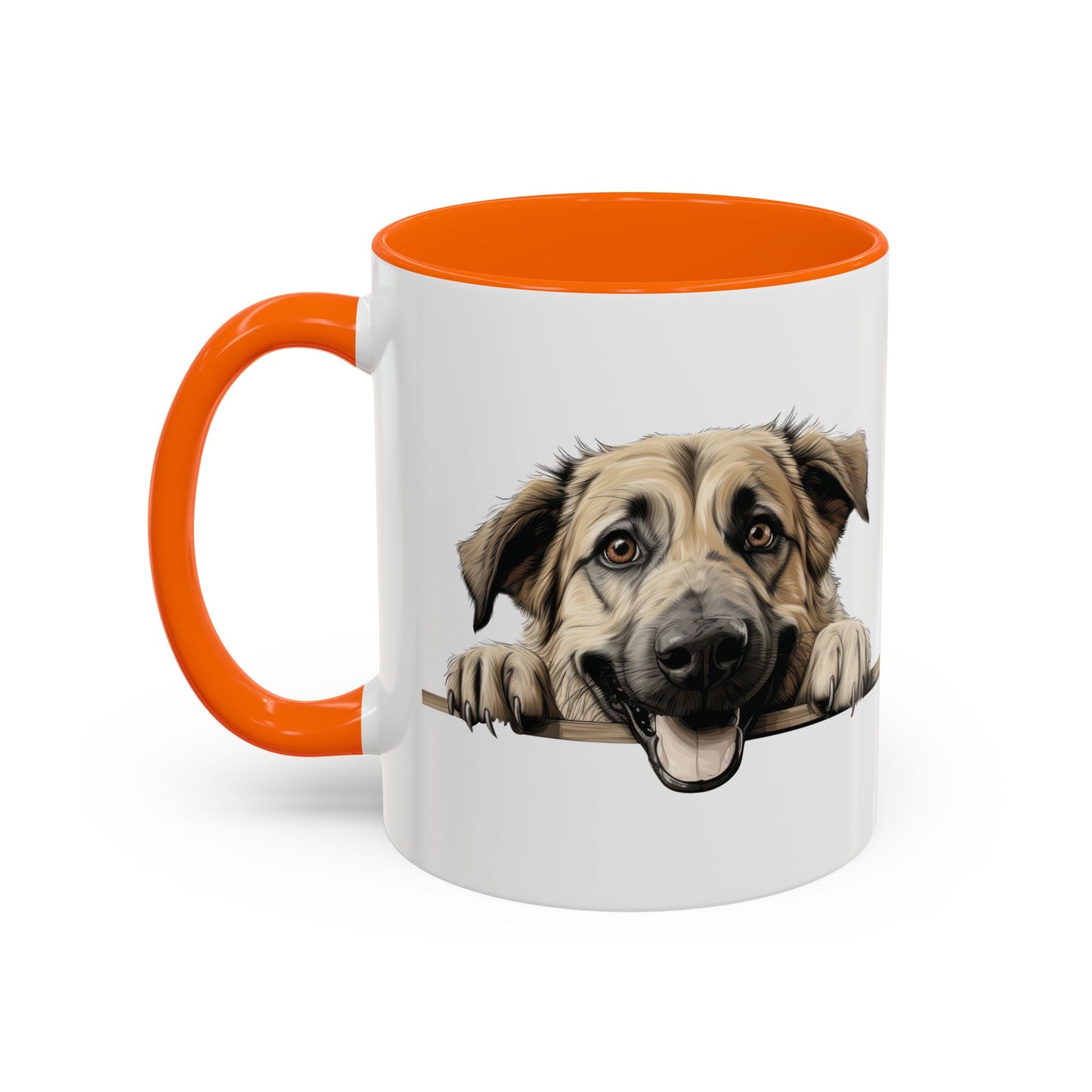 Anatolian Shepherd Dog Coffee Mug — Cute Pawing Puppy Accent Mug (11/15 oz)
