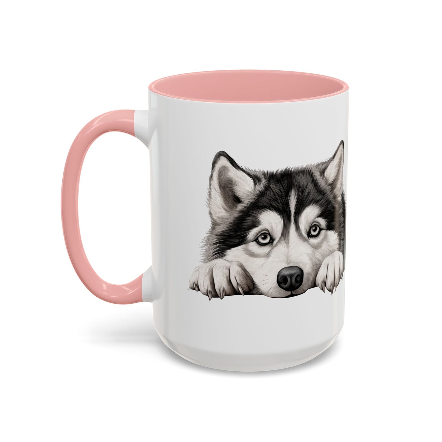 Alaskan Malamute Coffee Mug — Cute Siberian Husky Accent Mug (11/15 oz)
